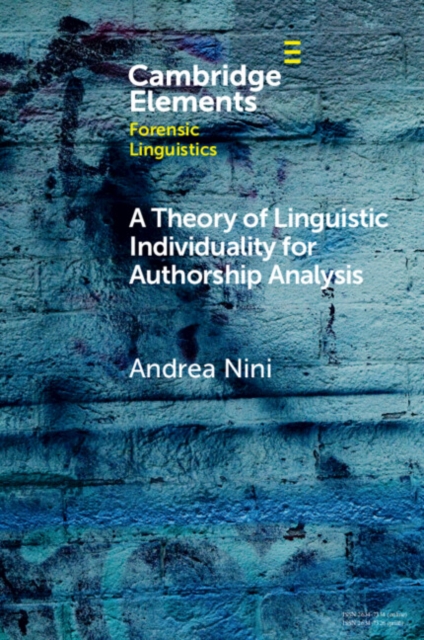 A Theory of Linguistic Individuality for Authorship Analysis, EPUB eBook