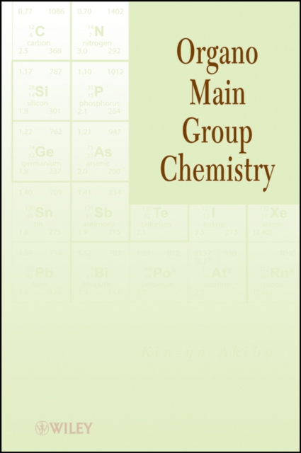 Organo Main Group Chemistry, PDF eBook