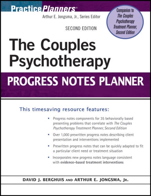 The Couples Psychotherapy Progress Notes Planner, EPUB eBook