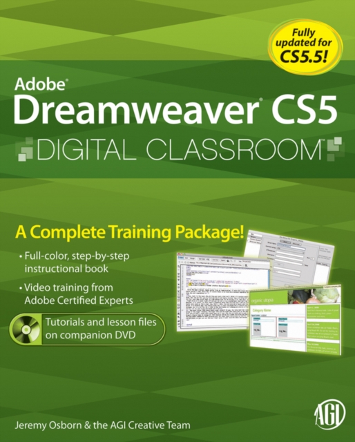 Dreamweaver CS5 Digital Classroom, PDF eBook