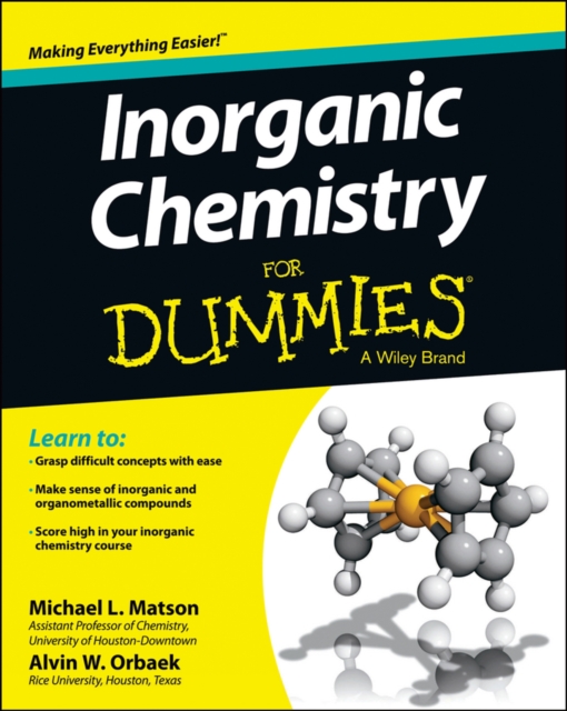 Inorganic Chemistry For Dummies, Paperback / softback Book