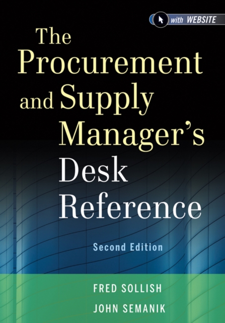 The Procurement and Supply Manager's Desk Reference, EPUB eBook