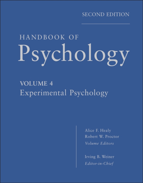 Handbook of Psychology, Experimental Psychology, PDF eBook