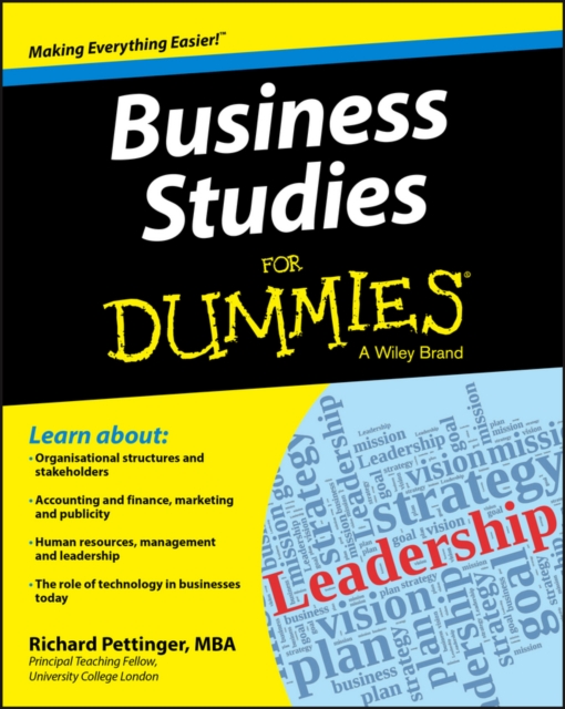 Business Studies For Dummies, PDF eBook