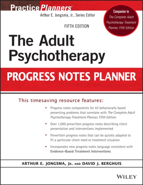 The Adult Psychotherapy Progress Notes Planner, PDF eBook