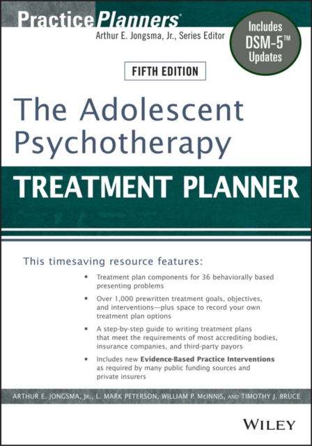 The Adolescent Psychotherapy Treatment Planner : Includes DSM-5 Updates, PDF eBook