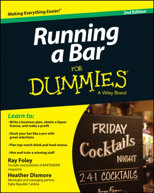 Running a Bar For Dummies, Paperback / softback Book