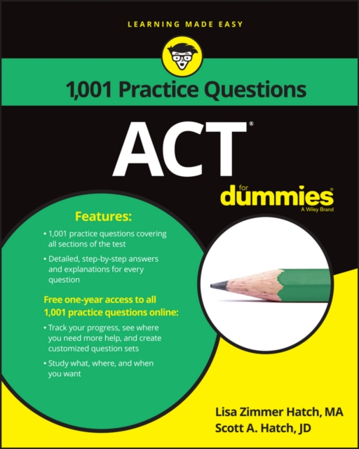 ACT : 1,001 Practice Questions For Dummies, EPUB eBook
