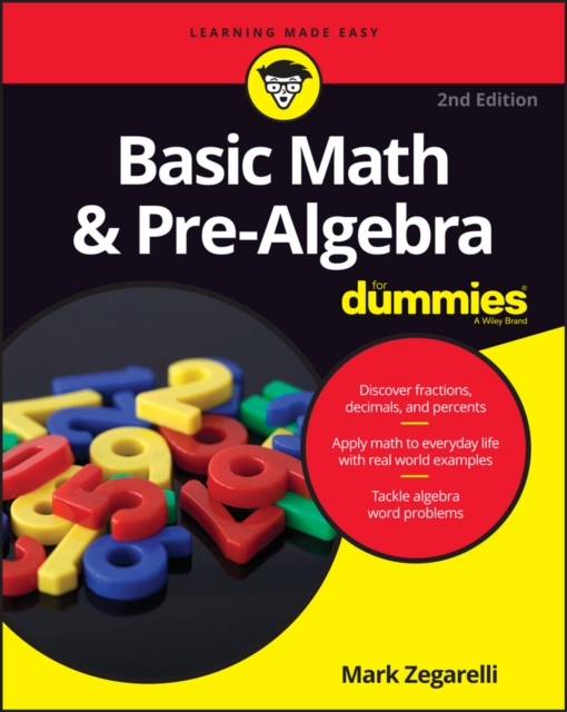 Basic Math & Pre-Algebra For Dummies, Paperback / softback Book