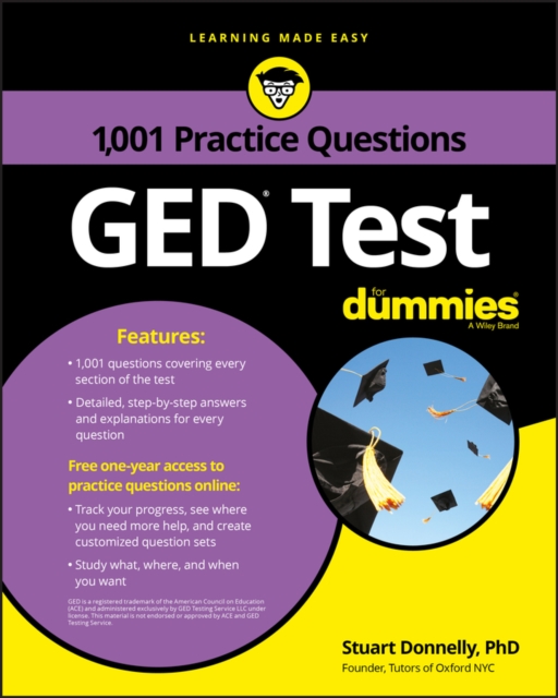 GED Test : 1,001 Practice Questions For Dummies, EPUB eBook
