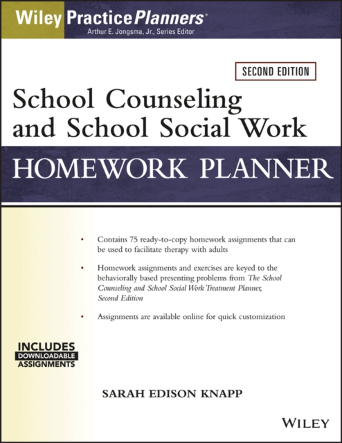 School Counseling and Social Work Homework Planner (W/ Download), EPUB eBook