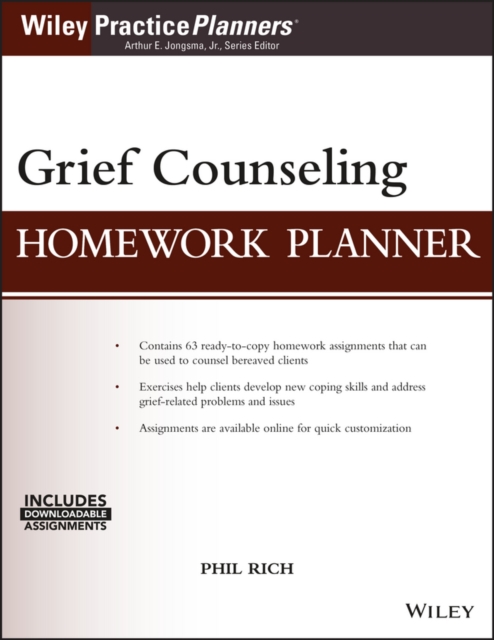 Grief Counseling Homework Planner, EPUB eBook