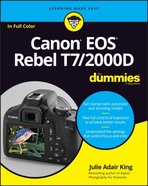 Canon EOS Rebel T7/2000D For Dummies, Paperback / softback Book