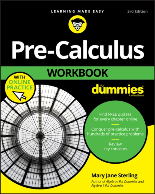 Pre-Calculus Workbook For Dummies, Paperback / softback Book