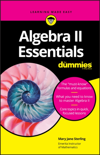 Algebra II Essentials For Dummies, EPUB eBook