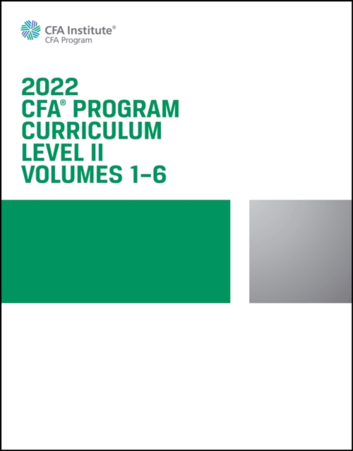 2022 CFA Program Curriculum Level II Box Set, PDF eBook