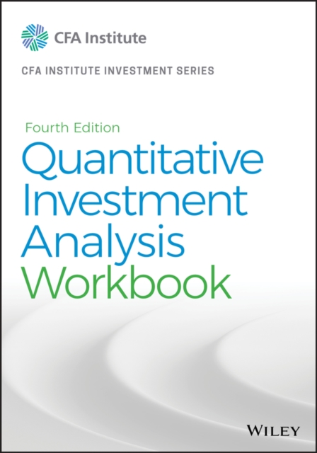 Quantitative Investment Analysis, Workbook, PDF eBook