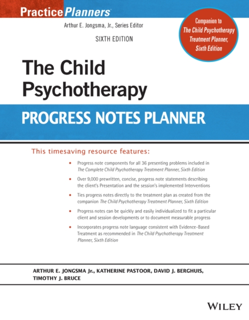 The Child Psychotherapy Progress Notes Planner, Paperback / softback Book