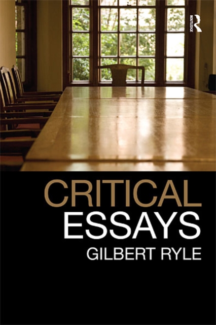 Critical Essays : Collected Papers Volume 1, EPUB eBook