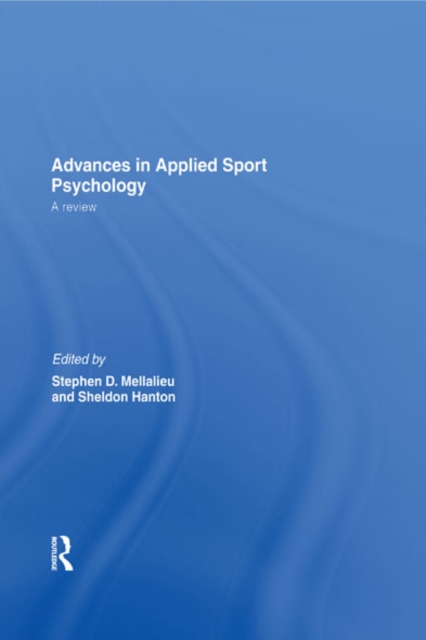 Advances in Applied Sport Psychology : A Review, EPUB eBook