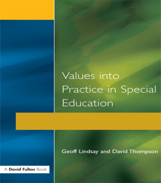 Values into Practice in Special Education, PDF eBook