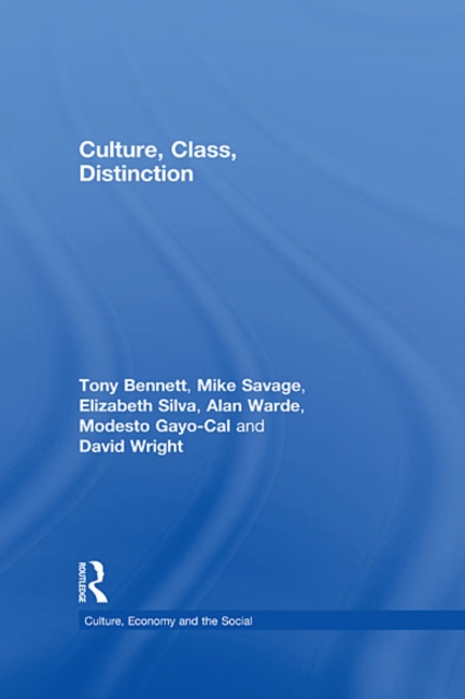 Culture, Class, Distinction, EPUB eBook