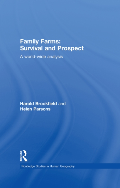 Family Farms: Survival and Prospect : A World-Wide Analysis, EPUB eBook