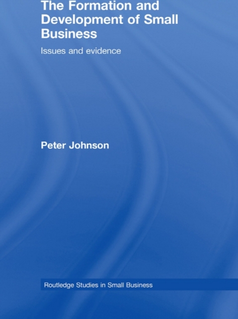 The Formation and Development of Small Business : Issues and Evidence, EPUB eBook