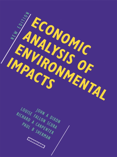 Economic Analysis of Environmental Impacts, PDF eBook