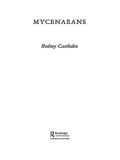 The Mycenaeans, EPUB eBook
