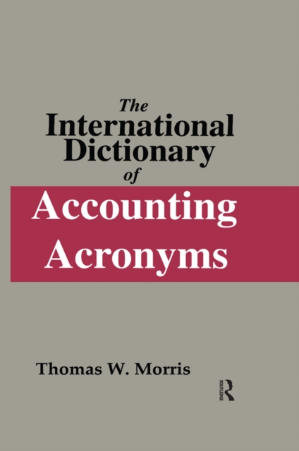 The International Dictionary of Accounting Acronyms, PDF eBook