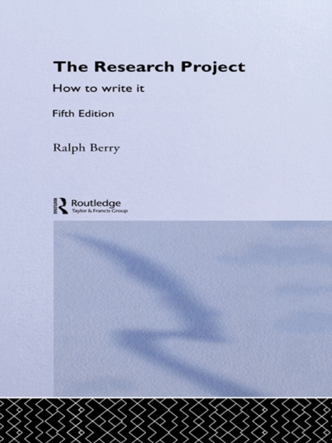 The Research Project : How to Write It, Edition 5, EPUB eBook