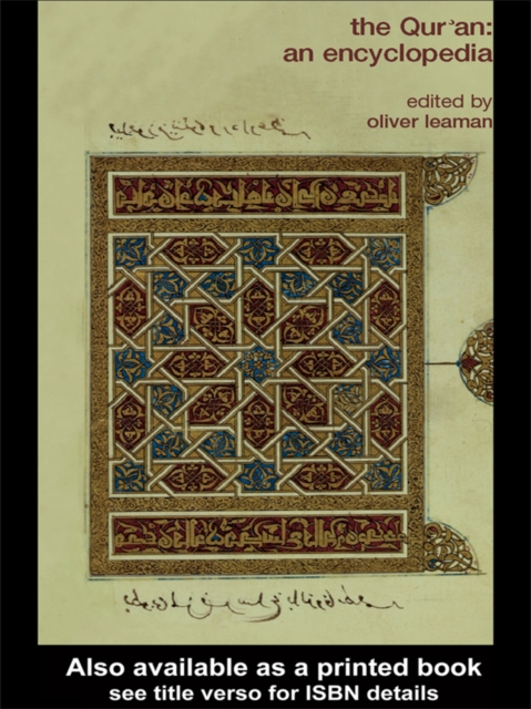 The Qur'an : An Encyclopedia, PDF eBook