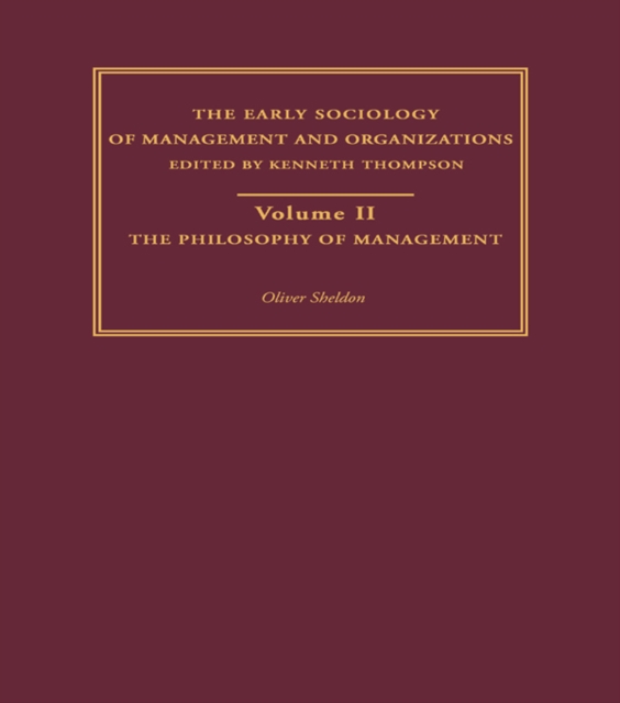 The Philosophy of Management, PDF eBook
