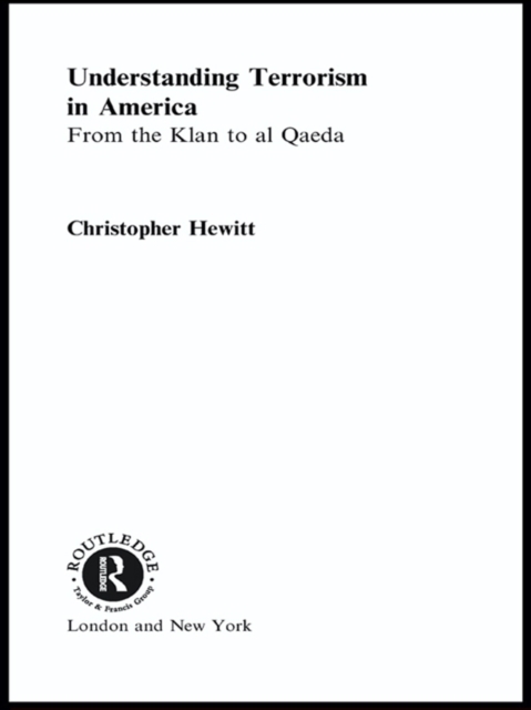 Understanding Terrorism in America, PDF eBook