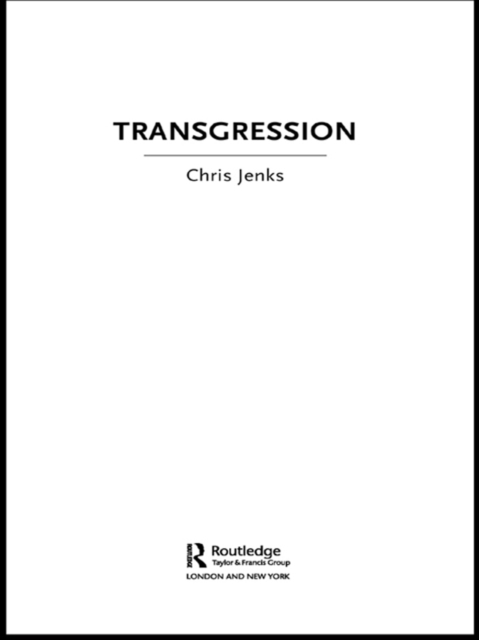 Transgression, PDF eBook