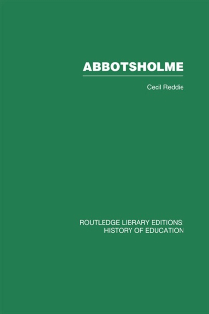 Abbotsholme : 1889-1899, PDF eBook