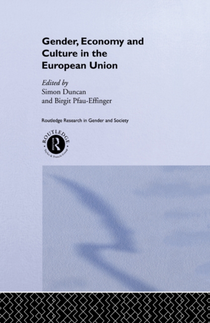 Gender, Economy and Culture in the European Union, EPUB eBook