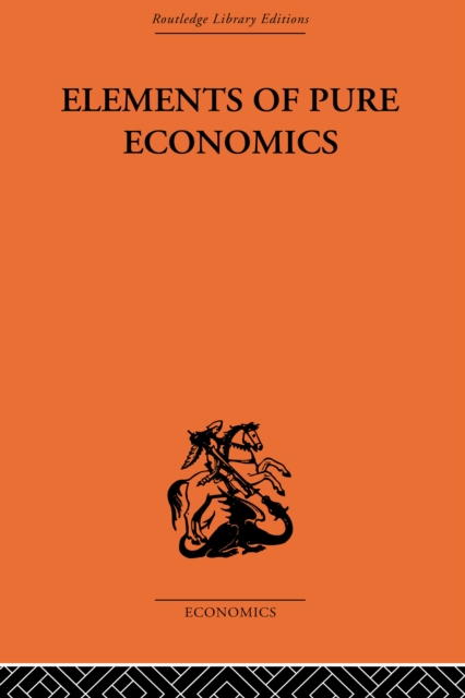 Elements of Pure Economics, PDF eBook