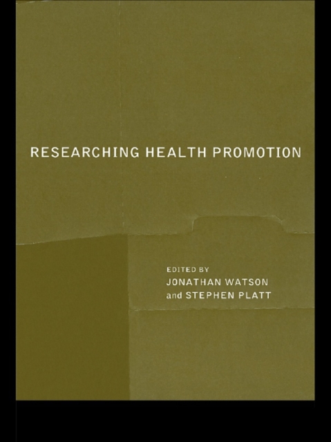 Researching Health Promotion, EPUB eBook