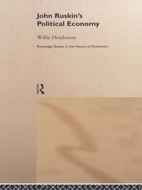 John Ruskin's Political Economy, EPUB eBook