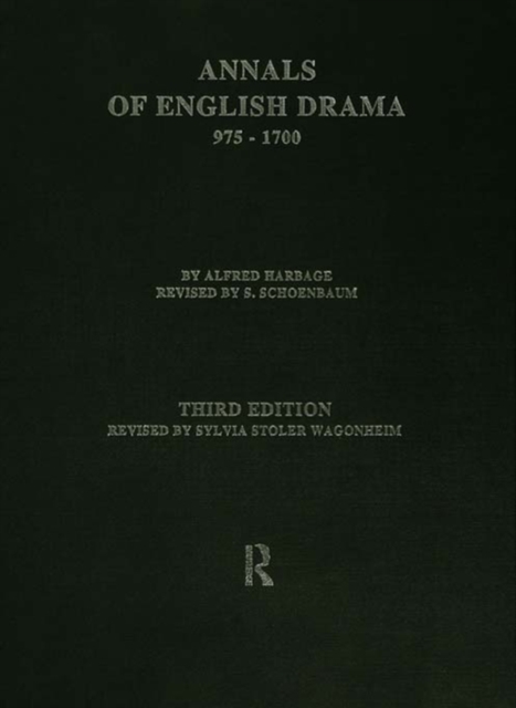 The Annals of English Drama 975-1700, EPUB eBook