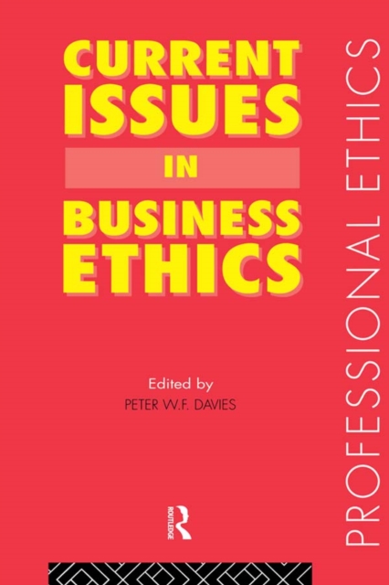 Current Issues in Business Ethics, PDF eBook