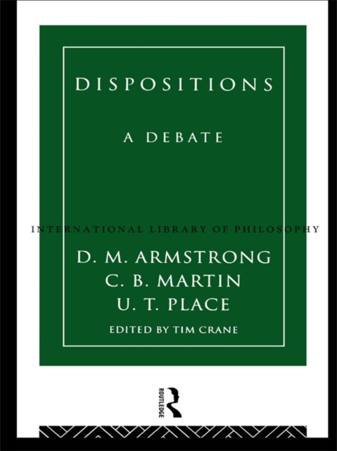 Dispositions : A Debate, EPUB eBook