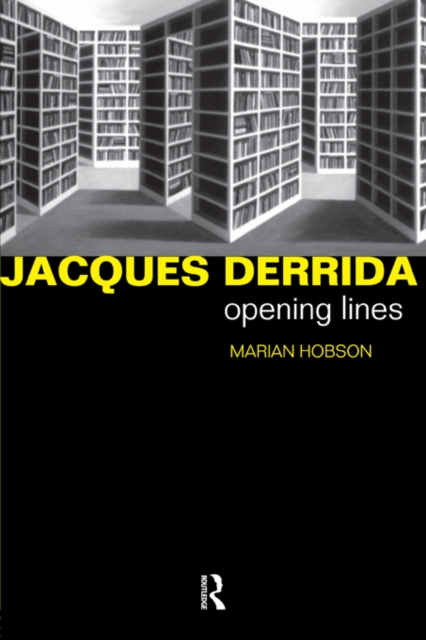 Jacques Derrida : Opening Lines, EPUB eBook