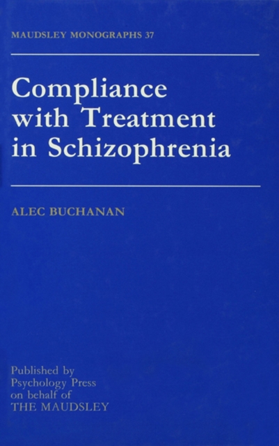 Compliance With Treatment In Schizophrenia, PDF eBook