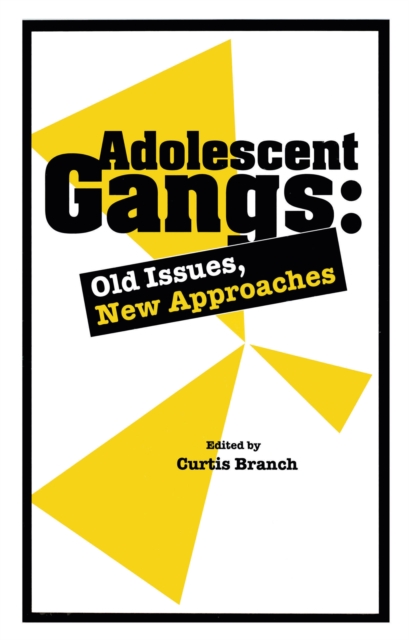 Adolescent Gangs : Old Issues, New Approaches, PDF eBook
