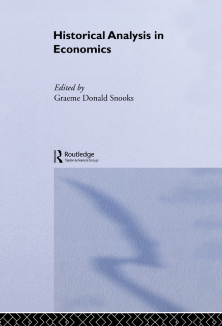 Historical Analysis in Economics, PDF eBook