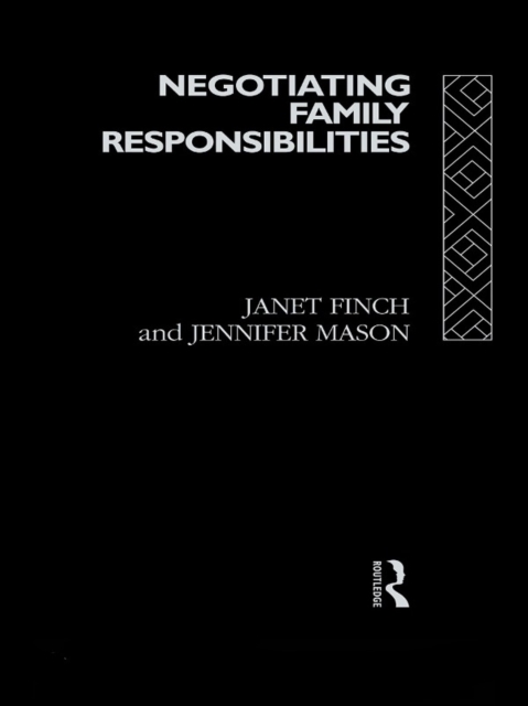 Negotiating Family Responsibilities, EPUB eBook