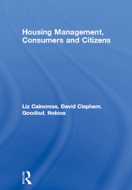 Housing Management, Consumers and Citizens, EPUB eBook
